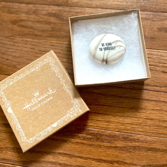 NWT in box Be Kind To Yourself Stone